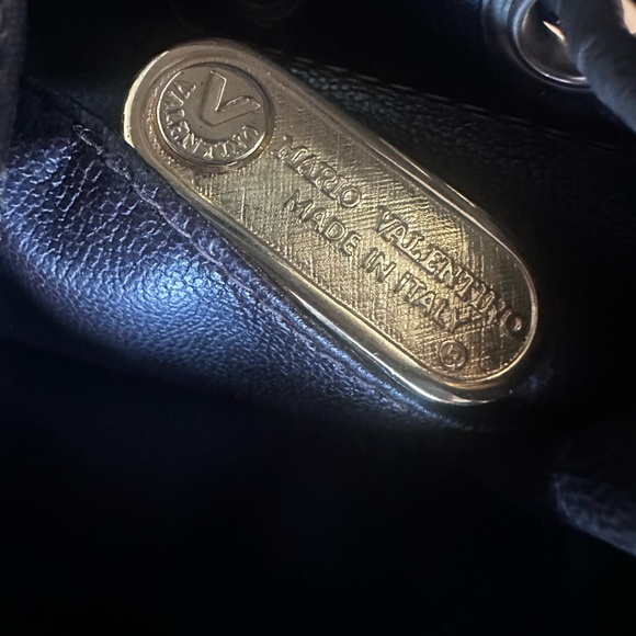 Mario Valentino Brown Hand Bag Drawstring 70s/80s Boho Chic - Picture 9 of 10